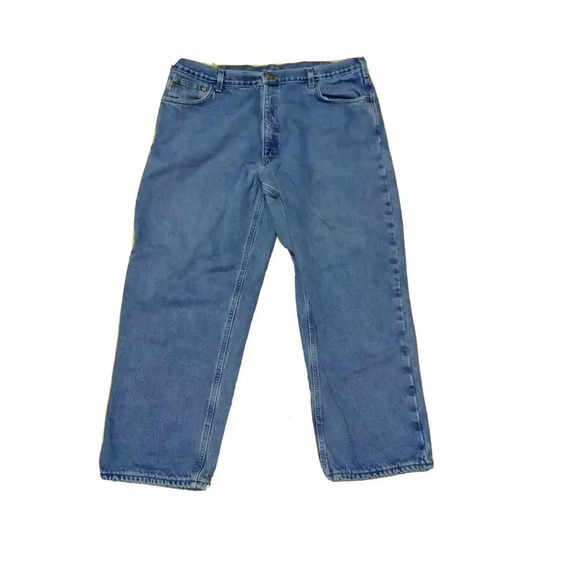 Carhartt Relaxed Fit Work Jeans Medium Blue 42x28 - Picture 1 of 7